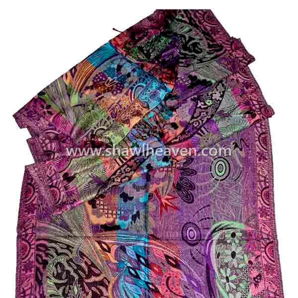 viscose shawls, scarves and stoles